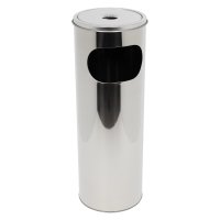 Stainless steel Standing Ashtray 58 cm Waste container...