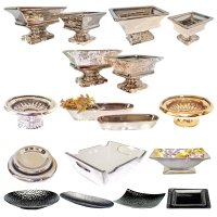 Ceramic Decorative Dish Silber Table Bowl Cup