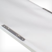 DRULINE Türspiegel - Wandspiegel - Spiegel - Dekospiegel - Flurspiegel - Kunststoff  - B/H ca. 34x94 cm (Spiegelfläche ca. 29x89 cm) - mit abnehmbaren Haken - zur Aufhängung an Tür oder Wand