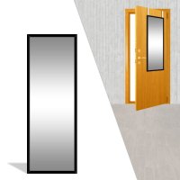 DRULINE Türspiegel - Wandspiegel - Spiegel - Dekospiegel - Flurspiegel - Kunststoff - B/H ca. 34x94 cm