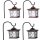 2er Set 3in1 LED Solar-Laterne mit Erdspieß - Tischlampe, Pendelleuchte Solarleuchte Wegeleuchte   Kerze Gartenleuchte für Terrasse Balkon Wiese Außen Outdoor Rasen Blumenbeet Party   Akku, Batterie, IP44 [Energieklasse A ]