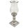 50 Cm Glas Kerzenhalter Keramik Fuß in Silber
